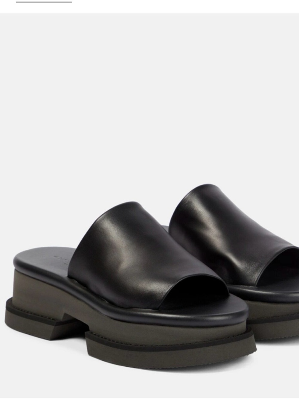 Robert Clergerie Faith leather platform Mules 38